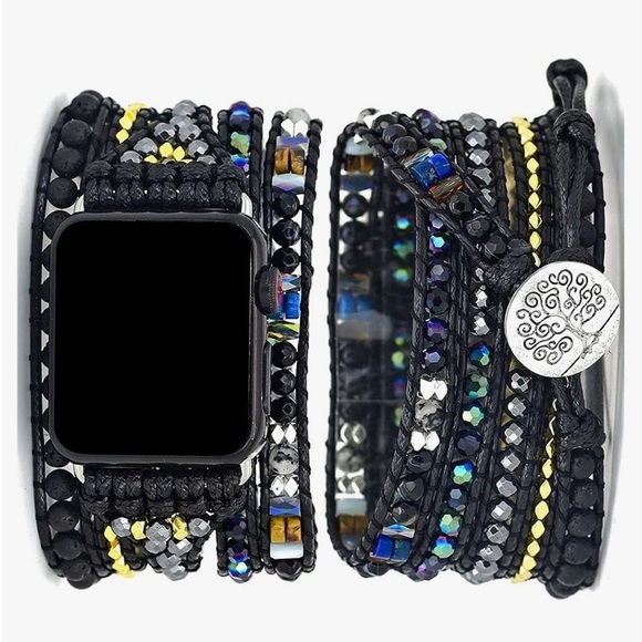 Apple Watch strap. Boho wrap style - Picture 4 of 5